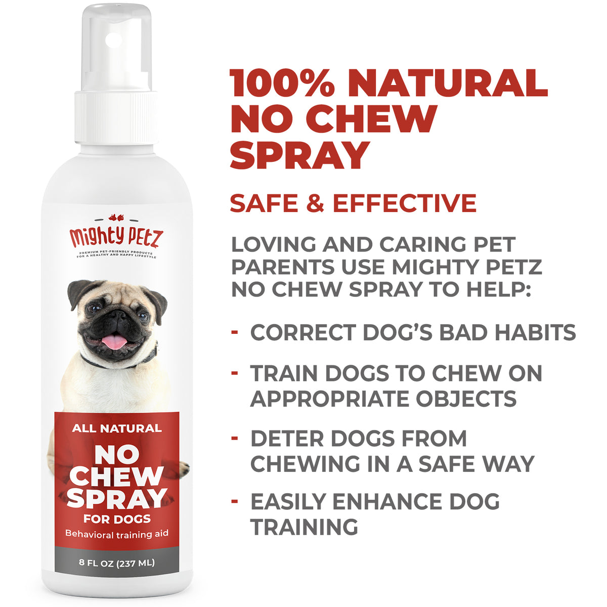 Mighty Yucky Bitter No Chew Pet Spray