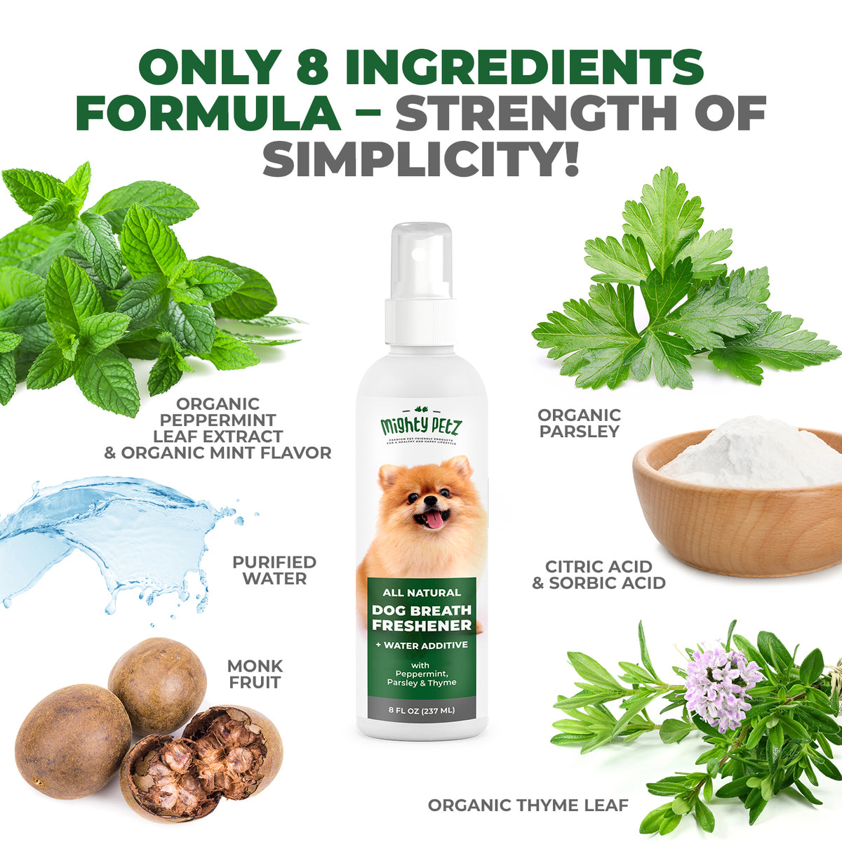 Best Dog Breath Freshener with Natural Ingredients Mighty Petz