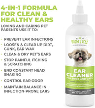 Load image into Gallery viewer, 4-in-1 Dog Ear Cleaner + 2-in-1 Dog Breath Freshener with all natural ingredients
