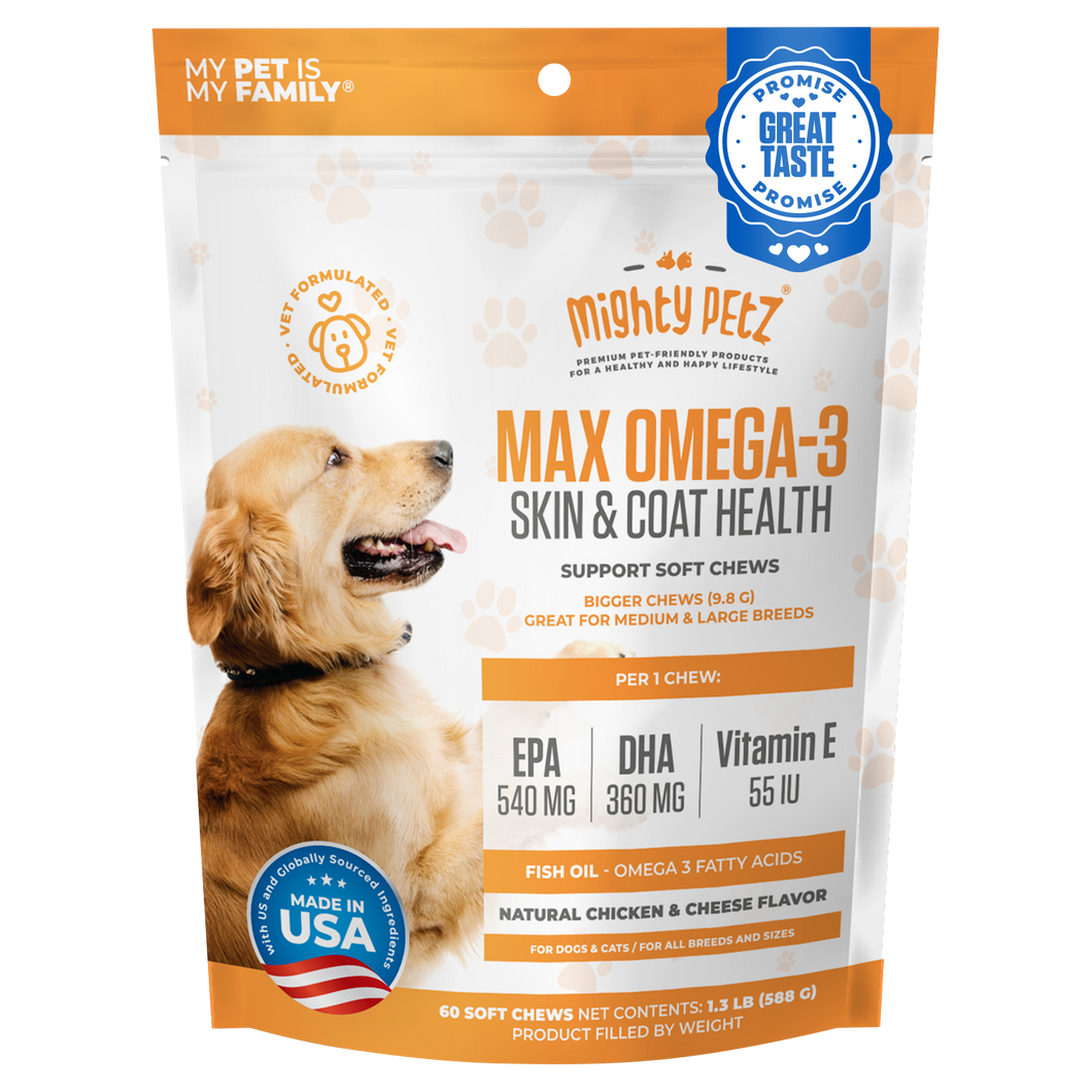 MAX Omega-3 Soft Chews For Dogs
