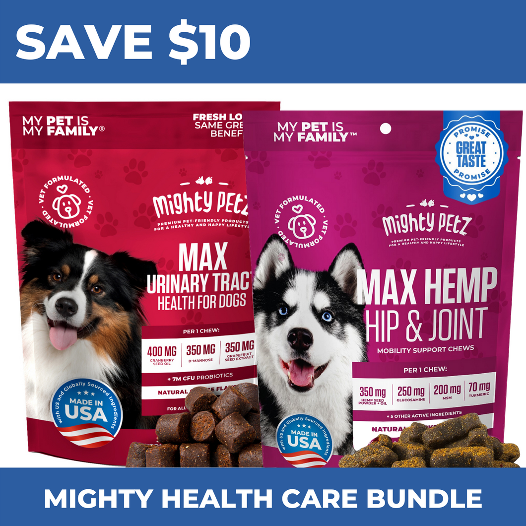 MAX Cranberry for Dogs + 10-in-1 MAX Hemp Hip & Joint for Pets