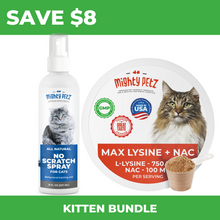 Load image into Gallery viewer, Lysine Powder for Cats + Cat Repellent Spray with all Natural Ingredients
