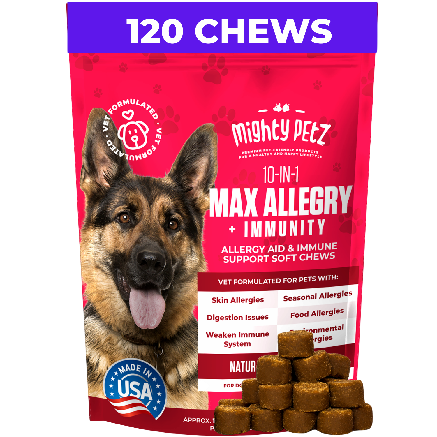 Dog food for dogs with fashion allergies