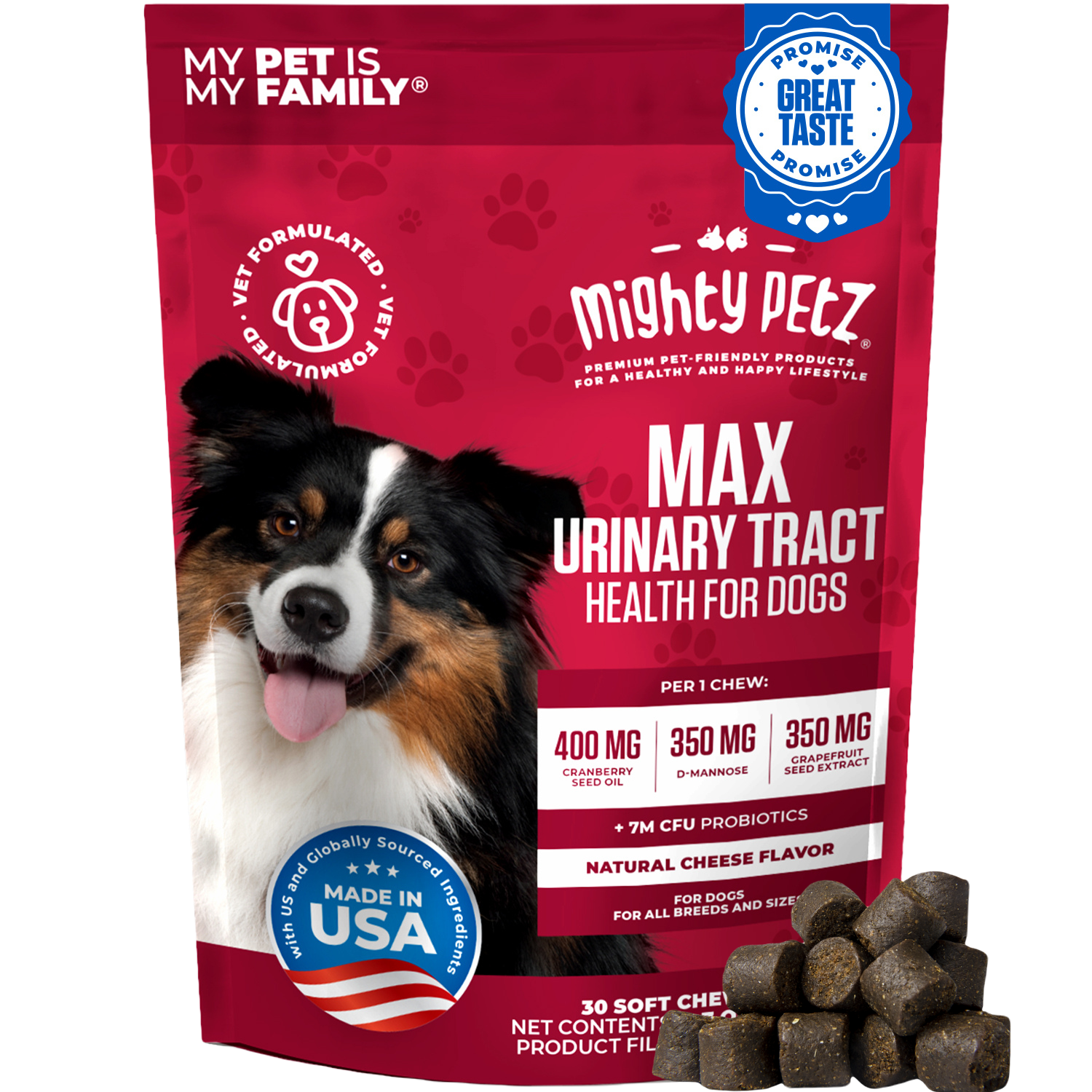 Urinary Tract Bladder Health Treats for Dogs Mighty Petz