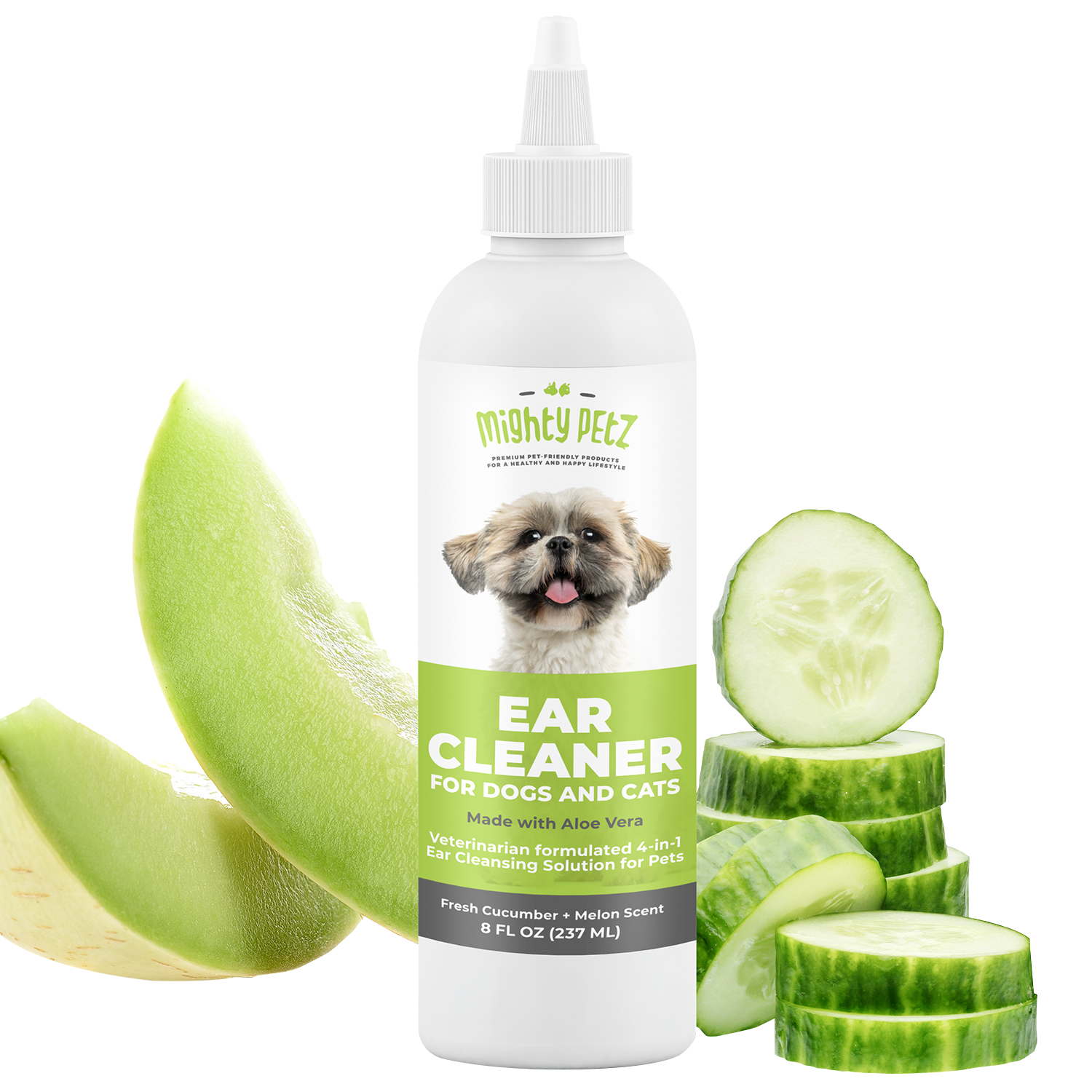Dog Ear Cleaner Veterinarian Formulated Solution Mighty Petz