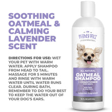 Load image into Gallery viewer, 2-in-1 Oatmeal Dog Shampoo and Conditioner - Made with Natural Ingredients
