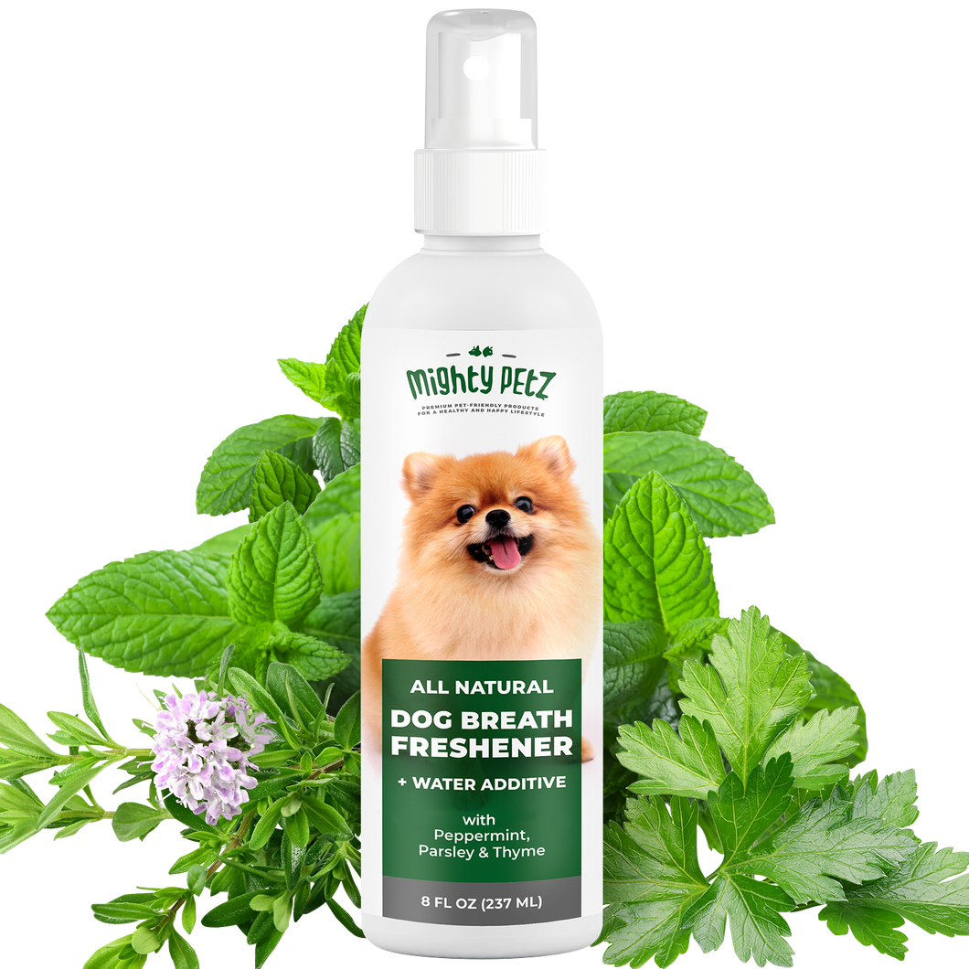 2-in-1 Dog Breath Freshener - All Natural Ingredients