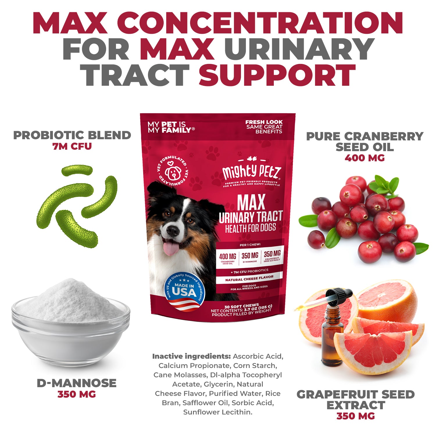 Urinary Tract Bladder Health Treats for Dogs