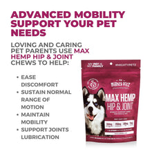 Load image into Gallery viewer, 10-in-1 MAX Mobility Support Chews for Dogs - with Hemp, Glucosamine, Chondroitin, MSM
