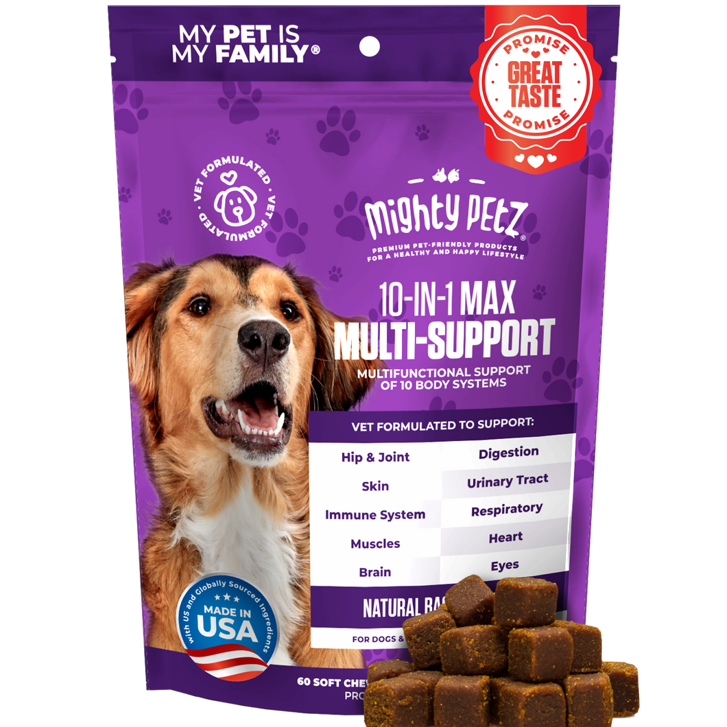 10-in-1 MAX Multivitamin for Dogs & Cats  - Supports Overall Health