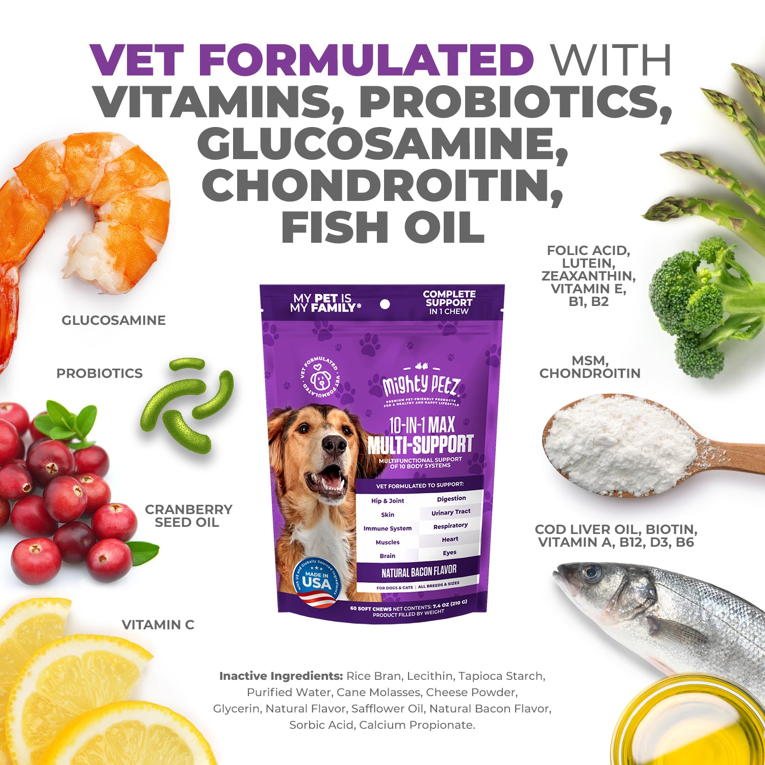 Pet Vitamins - Multifunctional Health Support – Mighty Petz Pet Vitamins - Multifunctional Health Support – Mighty Petz